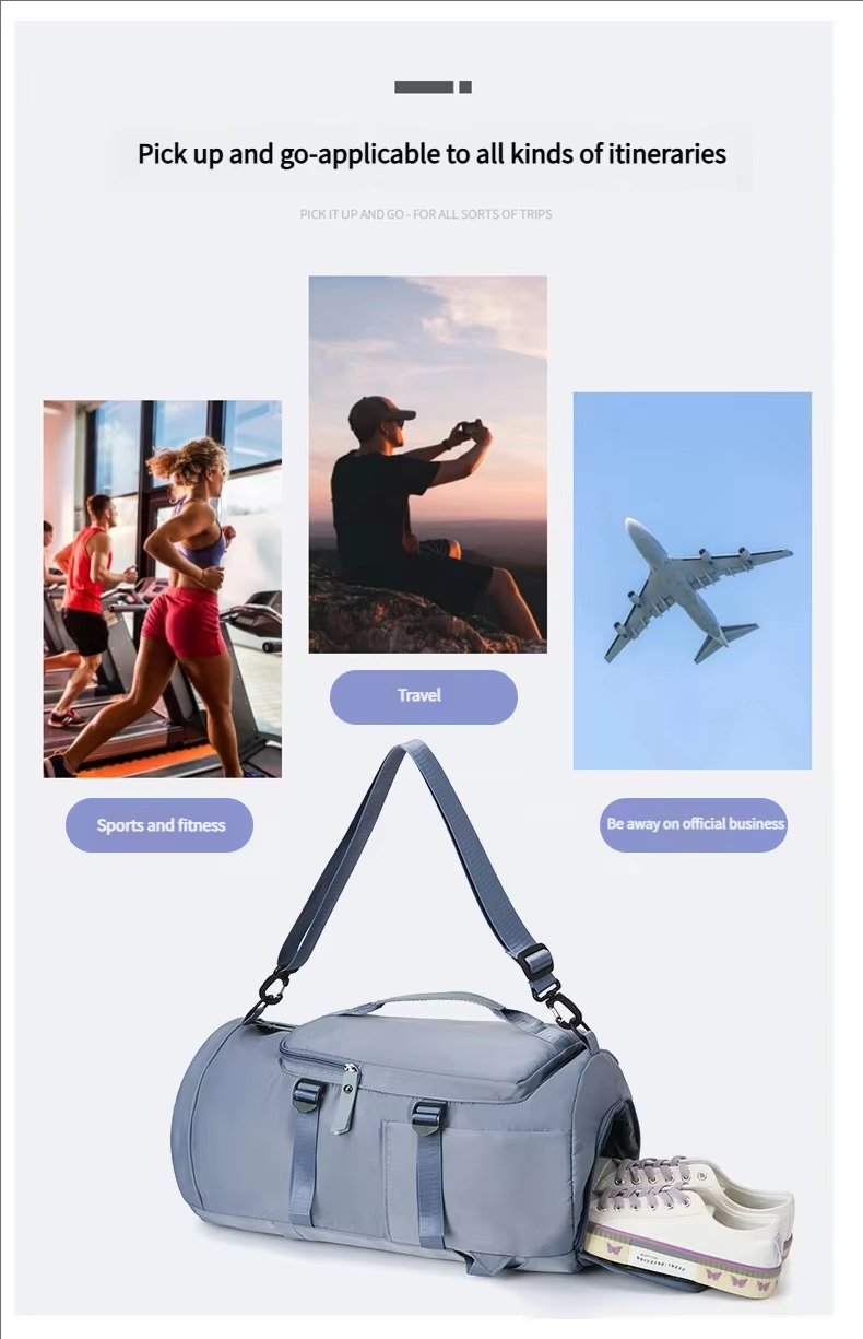 Waterproof Large Capacity Dry Wet Separation Multi-function Gym Sports Storage Duffel Backpack - product detail