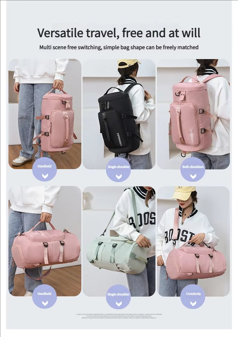 Waterproof Large Capacity Dry Wet Separation Multi-function Gym Sports Storage Duffel Backpack - product detail