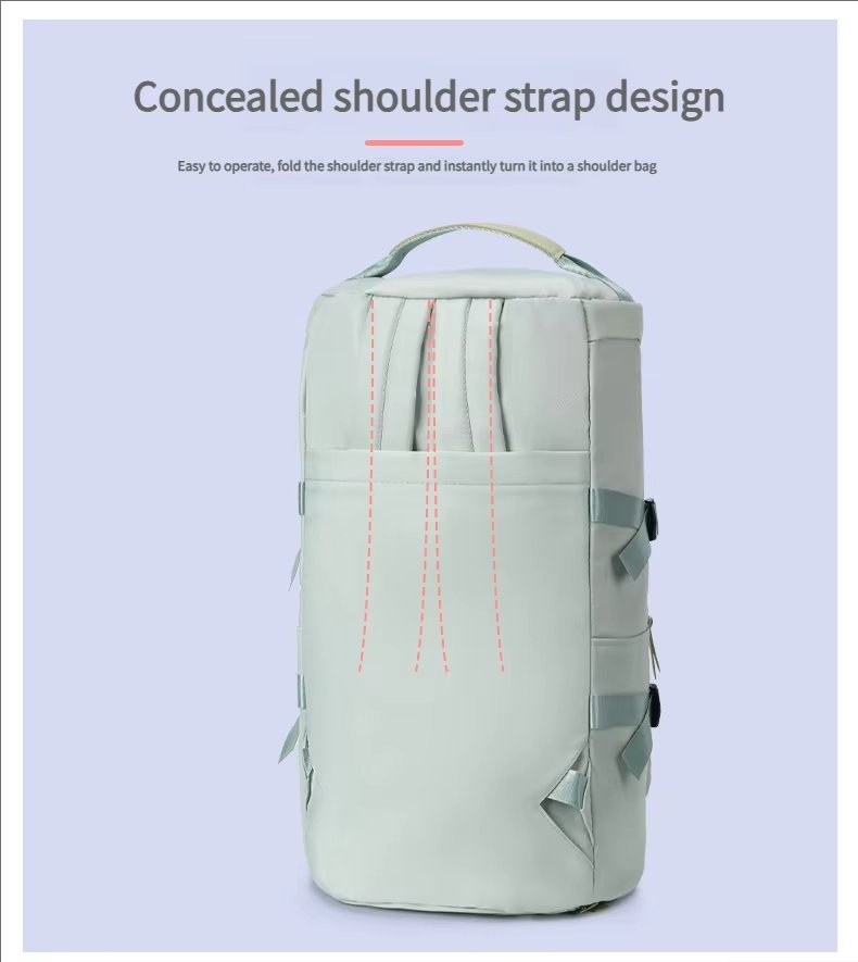 Waterproof Large Capacity Dry Wet Separation Multi-function Gym Sports Storage Duffel Backpack - product detail