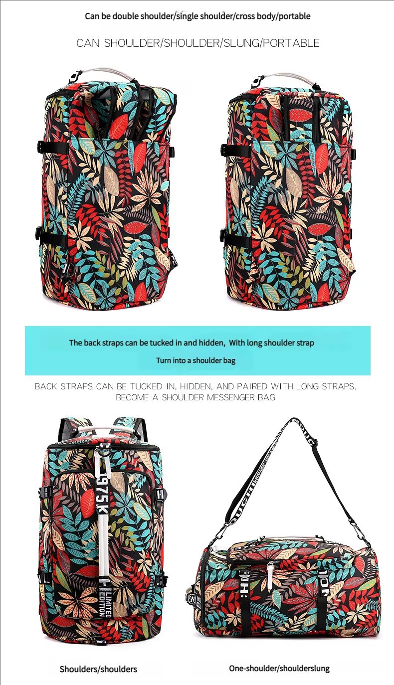 Large Capacity Multi-function Gym Sports Travel Outdoor Duffel Backpack - product detail