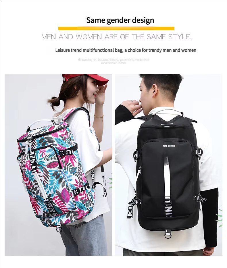 Large Capacity Multi-function Gym Sports Travel Outdoor Duffel Backpack - product detail