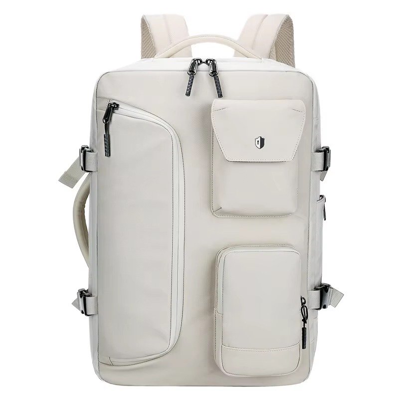 Premium Large Capacity Vacuum Compression Expandable Laptop Backpack with Dry Wet Separation For Business Travel School detail image
