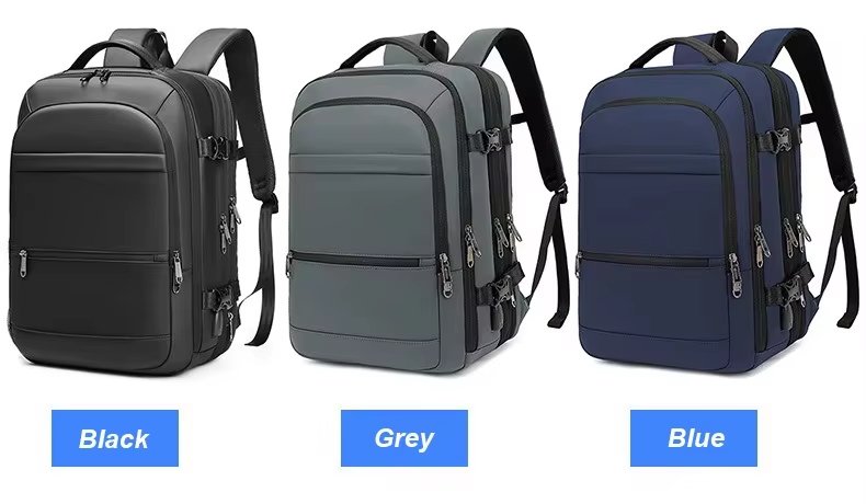 Anti-Theft Water-Resistant Large Capacity Expandable USB Oxford Vacuum Backpack product detail