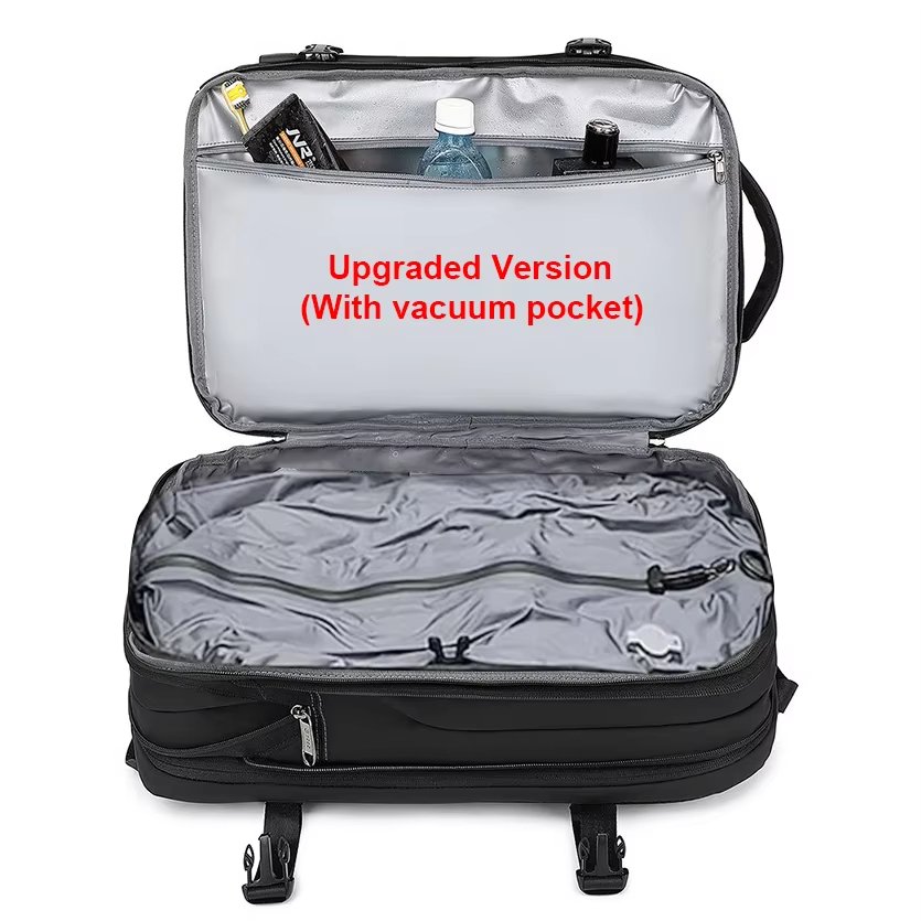 Anti-Theft Water-Resistant Large Capacity Expandable USB Oxford Vacuum Backpack product detail