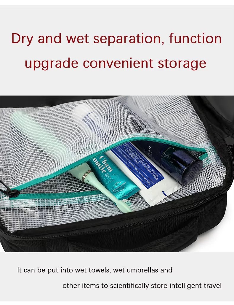 Anti-Theft Large Capacity Expandable USB Business Nylon Vacuum Backpack product detail