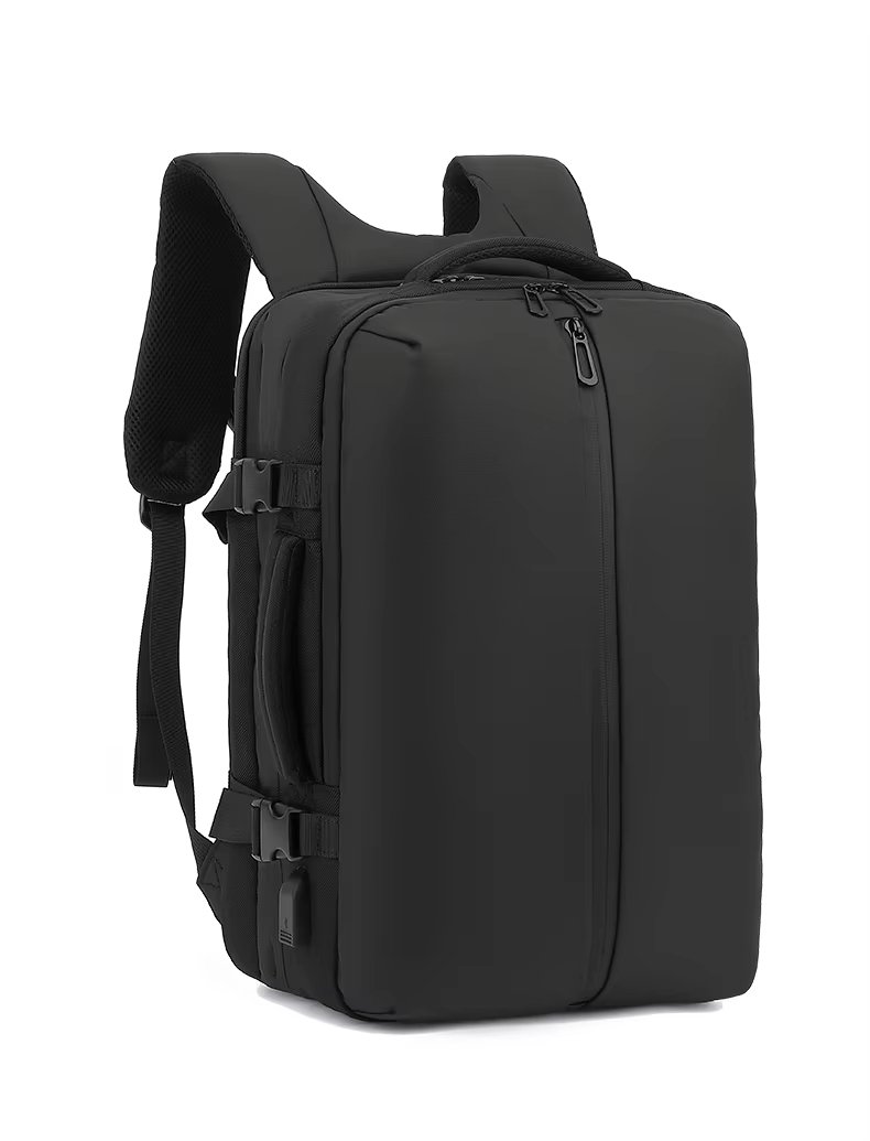 Anti-Theft Large Capacity Expandable USB Business Nylon Vacuum Backpack product detail