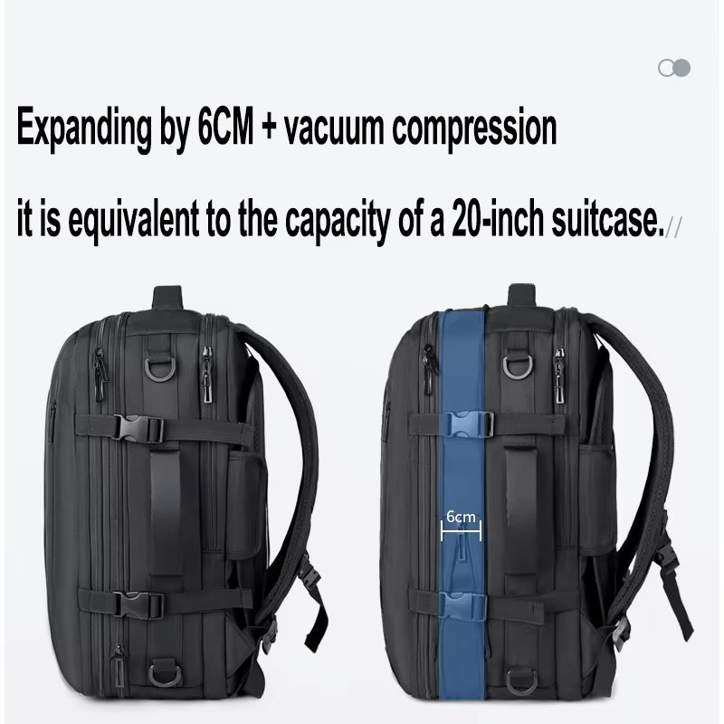 Water-Resistant Expandable Outdoor Travel Oxford Vacuum Backpack product detail
