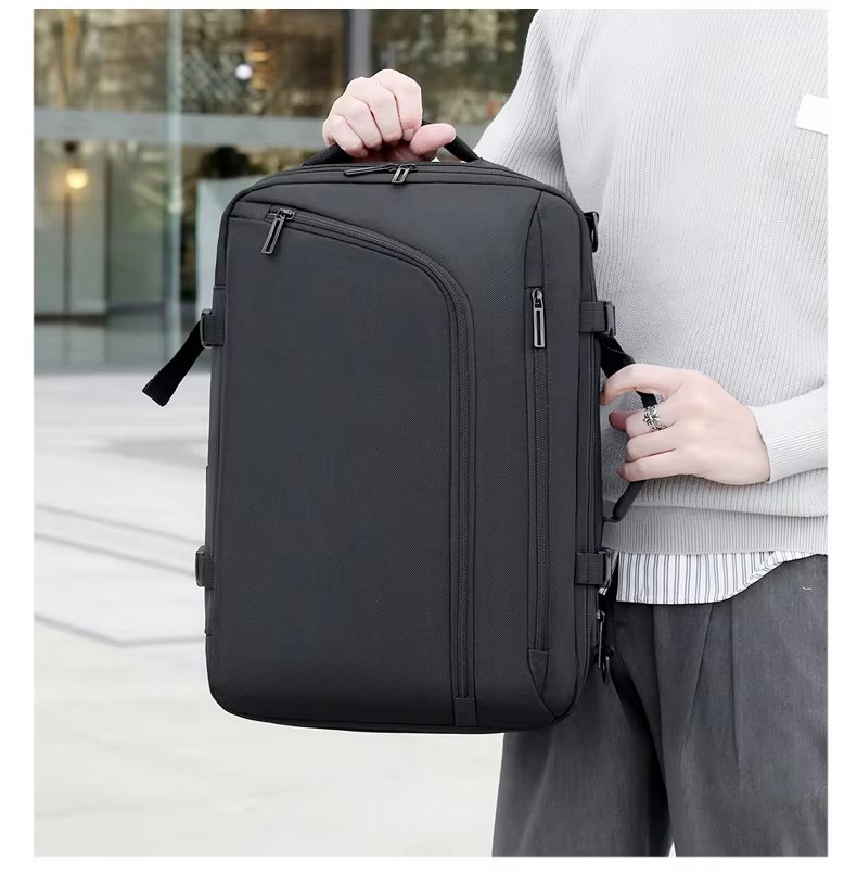 Water-Resistant Expandable Outdoor Travel Oxford Vacuum Backpack product detail