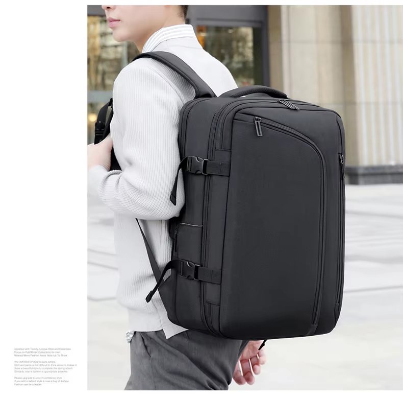 Water-Resistant Expandable Outdoor Travel Oxford Vacuum Backpack product detail