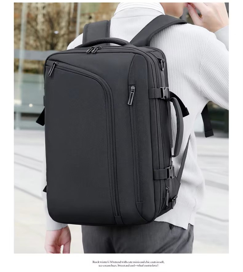 Water-Resistant Expandable Outdoor Travel Oxford Vacuum Backpack product detail