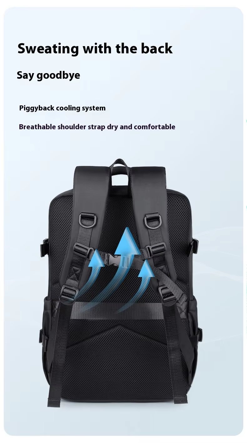 Water-Resistant Large Capacity Business Travel Oxford Vacuum Backpack product detail