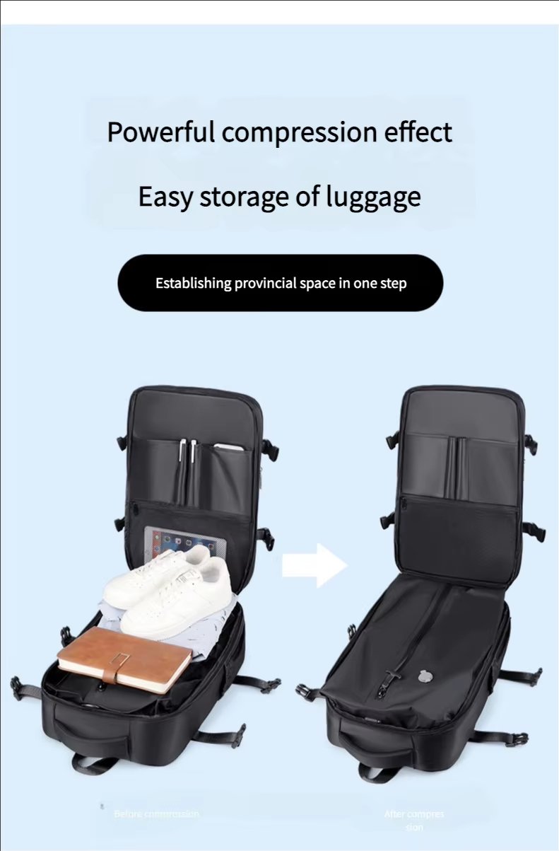 Water-Resistant Large Capacity Business Travel Oxford Vacuum Backpack product detail