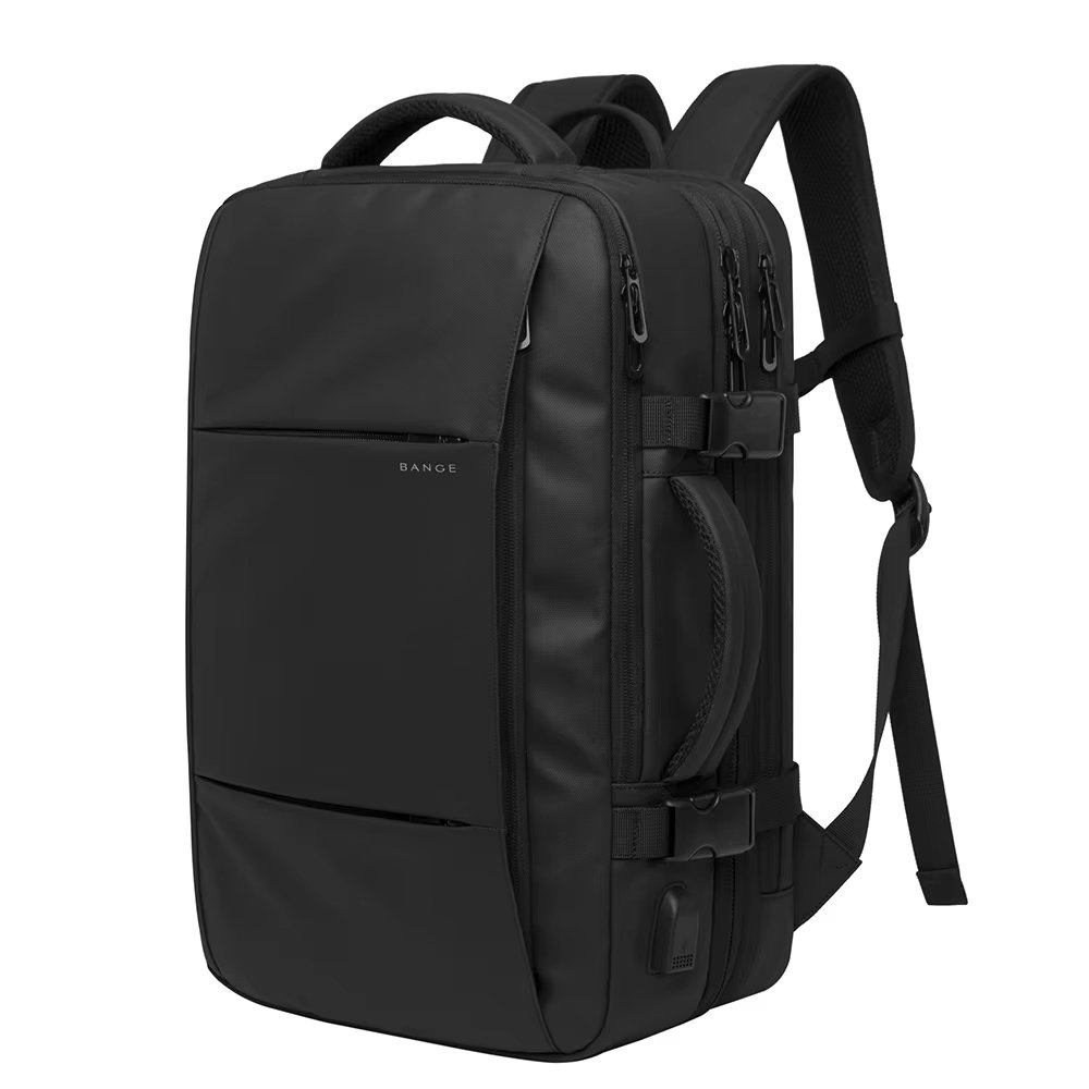 Water-Resistant Expandable USB Business Travel Oxford Laptop Backpack product detail