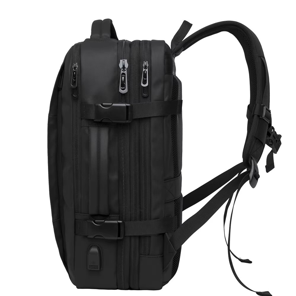Water-Resistant Expandable USB Business Travel Oxford Laptop Backpack product detail