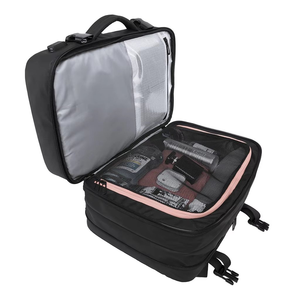 Water-Resistant Expandable USB Business Travel Oxford Laptop Backpack product detail