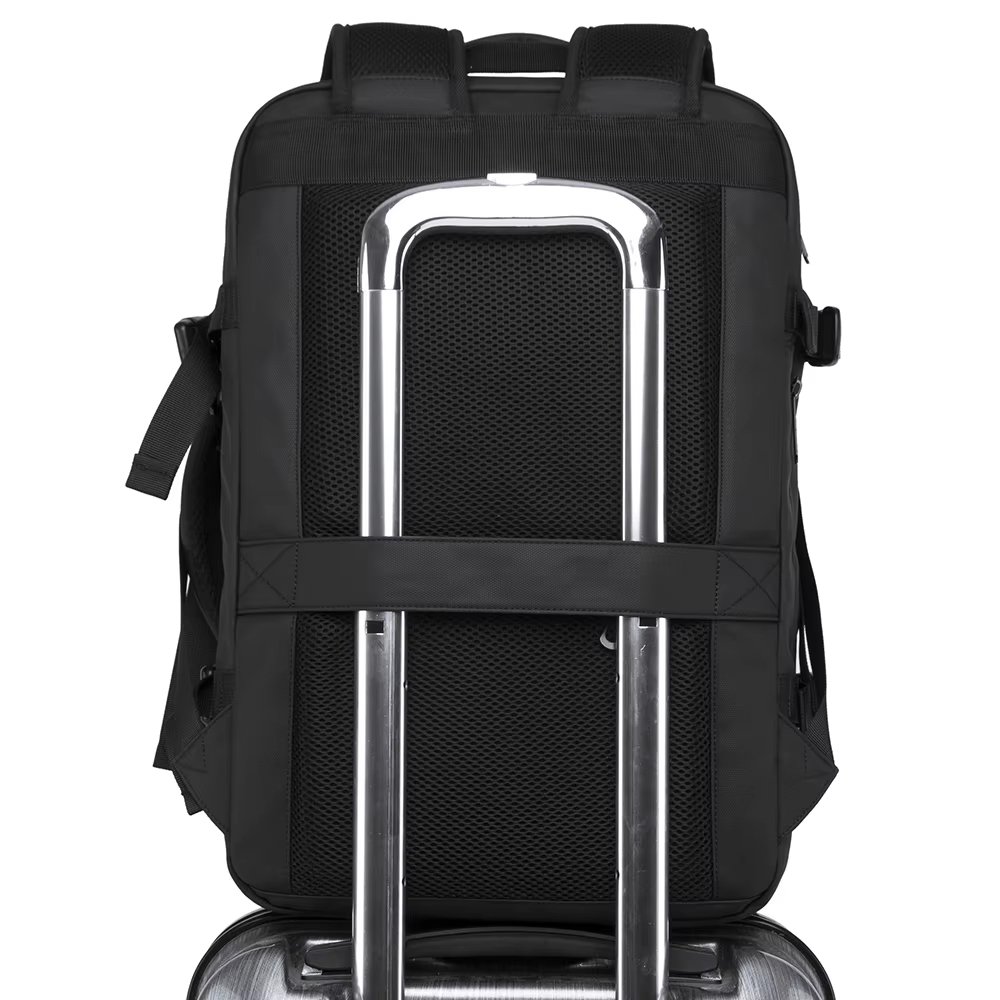 Water-Resistant Expandable USB Business Travel Oxford Laptop Backpack product detail