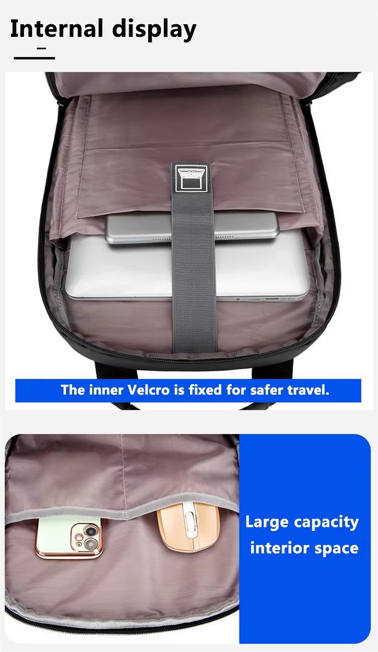 Anti-Theft Water-Resistant Large Capacity USB Business Oxford Laptop Backpack product detail