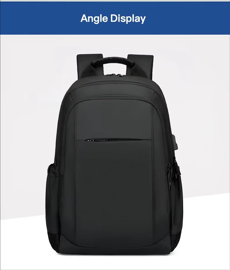 Anti-Theft Water-Resistant Large Capacity USB Business Oxford Laptop Backpack product detail