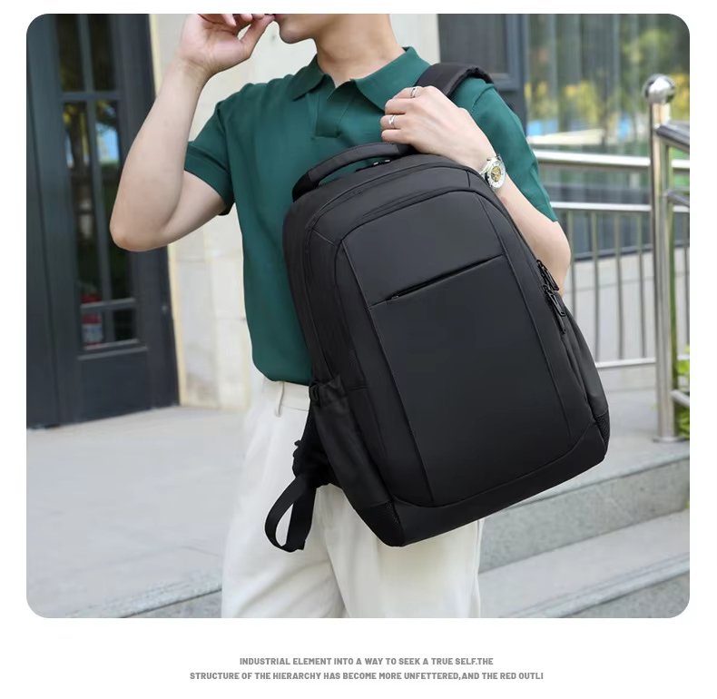 Anti-Theft Water-Resistant Large Capacity USB Business Oxford Laptop Backpack product detail