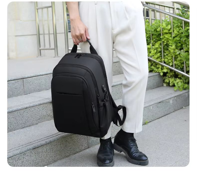 Anti-Theft Water-Resistant Large Capacity USB Business Oxford Laptop Backpack product detail