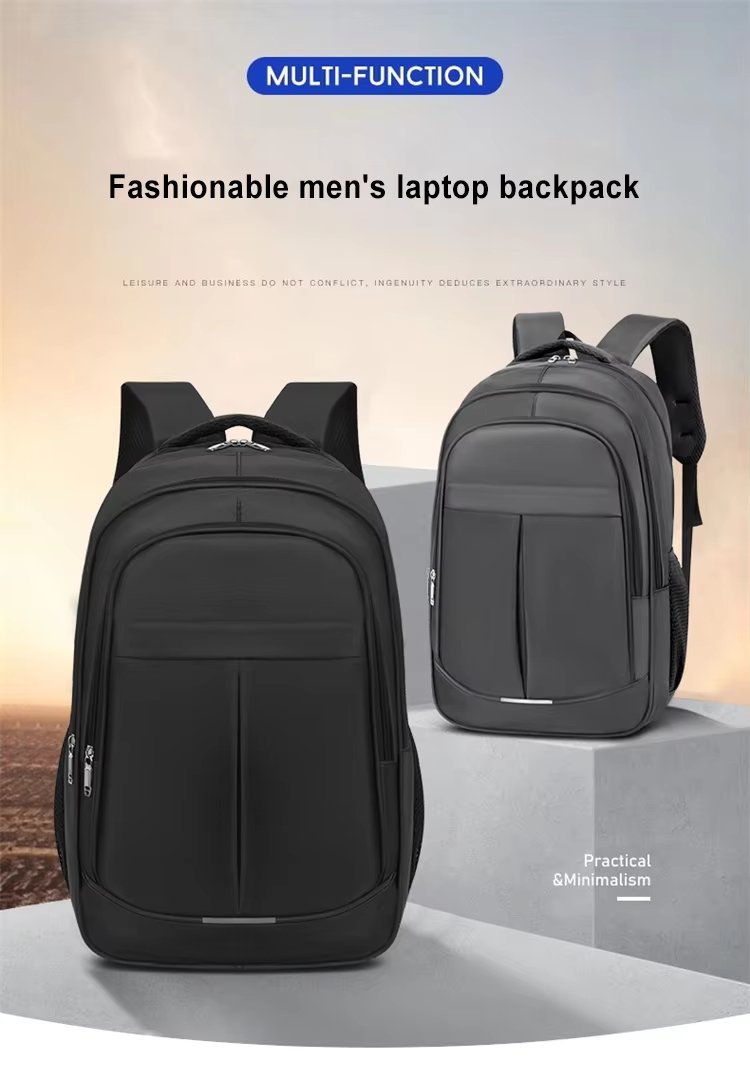 Large Capacity Modern Business Travel School Oxford Laptop Backpack product detail