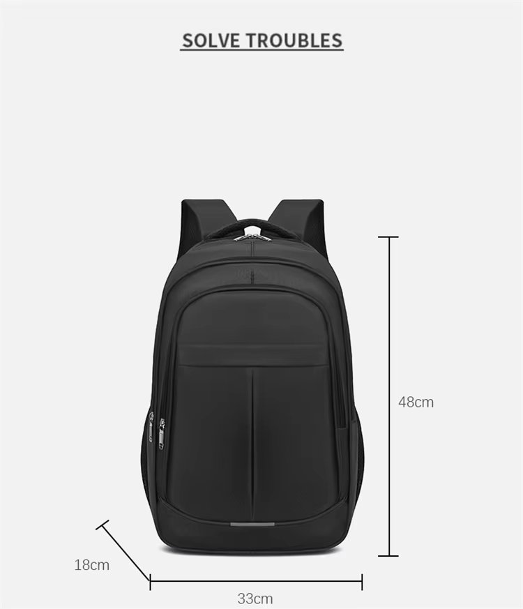 Large Capacity Modern Business Travel School Oxford Laptop Backpack product detail