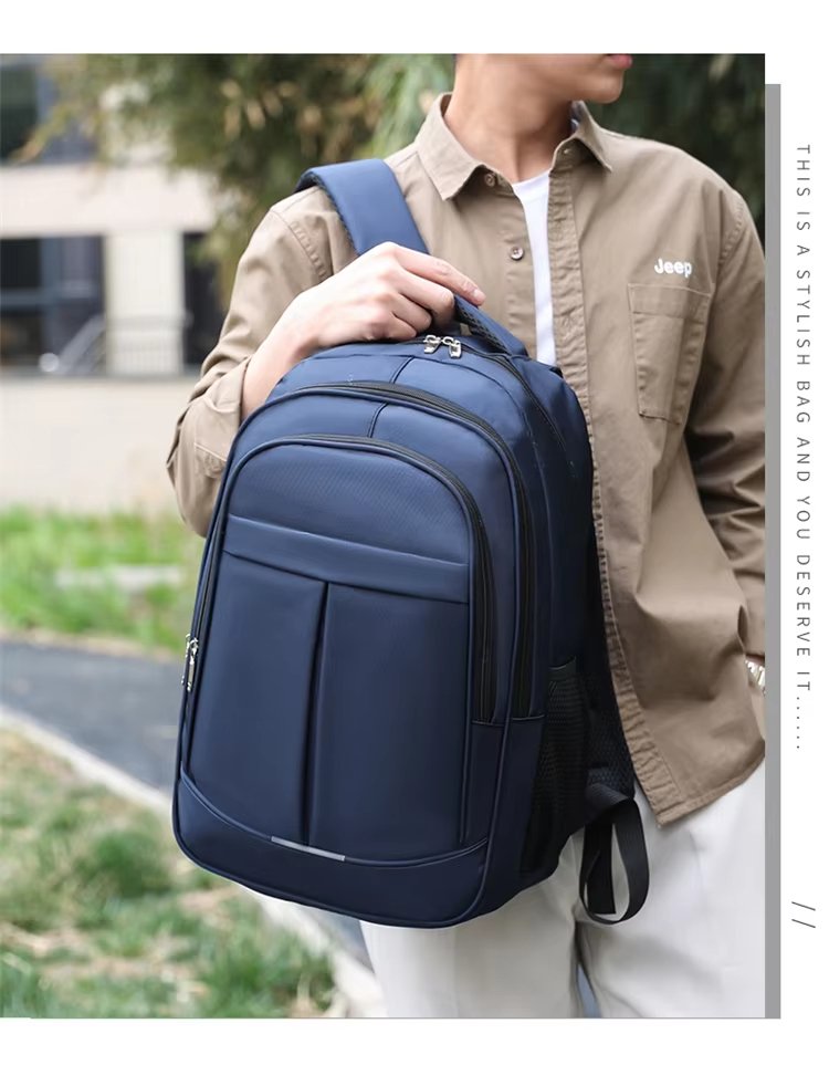Large Capacity Modern Business Travel School Oxford Laptop Backpack product detail