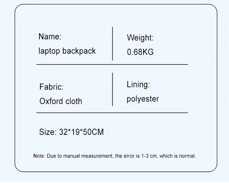 Custom Logo Lightweight Large Capacity Business Laptop Backpack Waterproof Oxford Outdoor Travel Bag Durable Student Schoolbags detail image