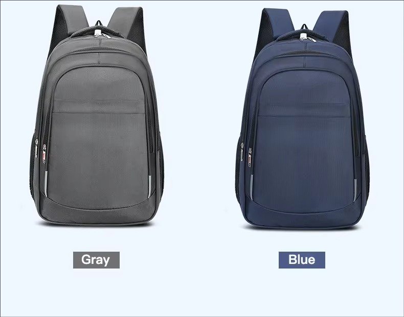 Custom Logo Lightweight Large Capacity Business Laptop Backpack Waterproof Oxford Outdoor Travel Bag Durable Student Schoolbags detail image