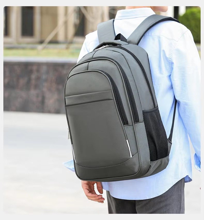 Custom Logo Lightweight Large Capacity Business Laptop Backpack Waterproof Oxford Outdoor Travel Bag Durable Student Schoolbags detail image