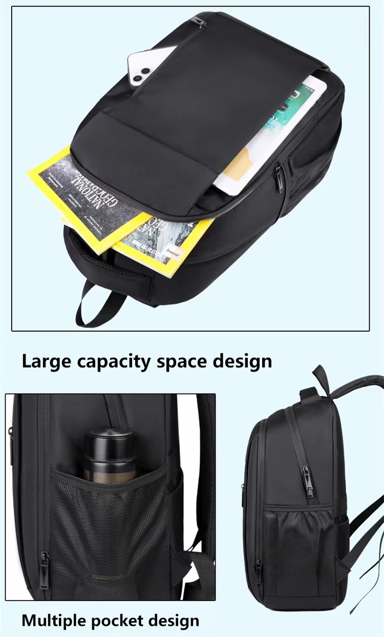 Anti-Theft Water-Resistant Large Capacity Business Travel Oxford Laptop Backpack product detail