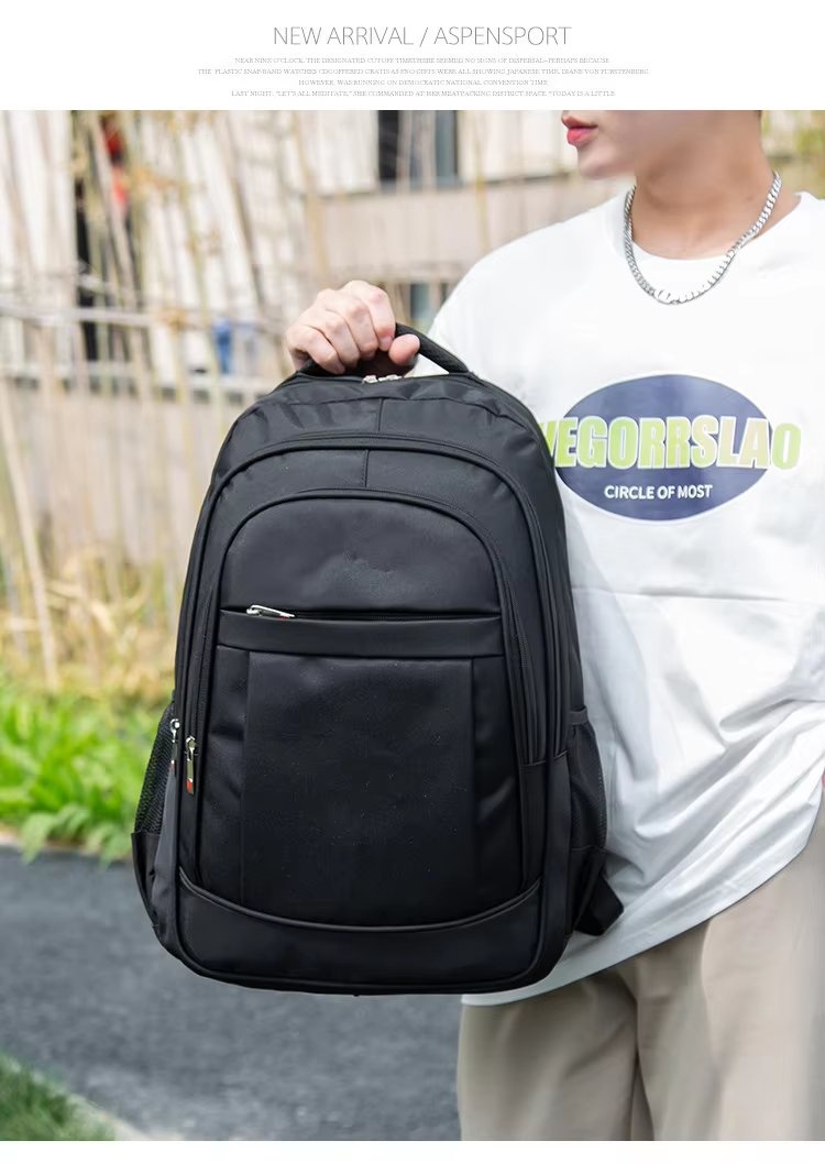 Large Capacity Business Travel School Casual Oxford Laptop Backpack product detail