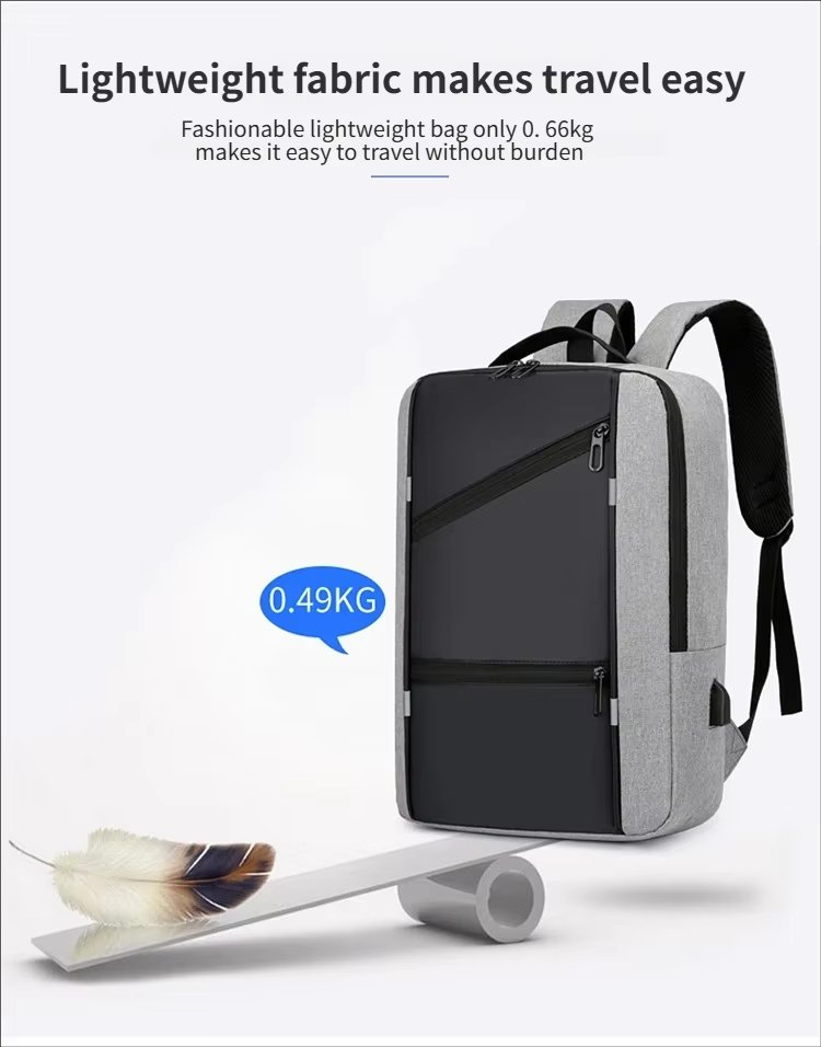 Water-Resistant USB Business Travel School Oxford Laptop Backpack product detail