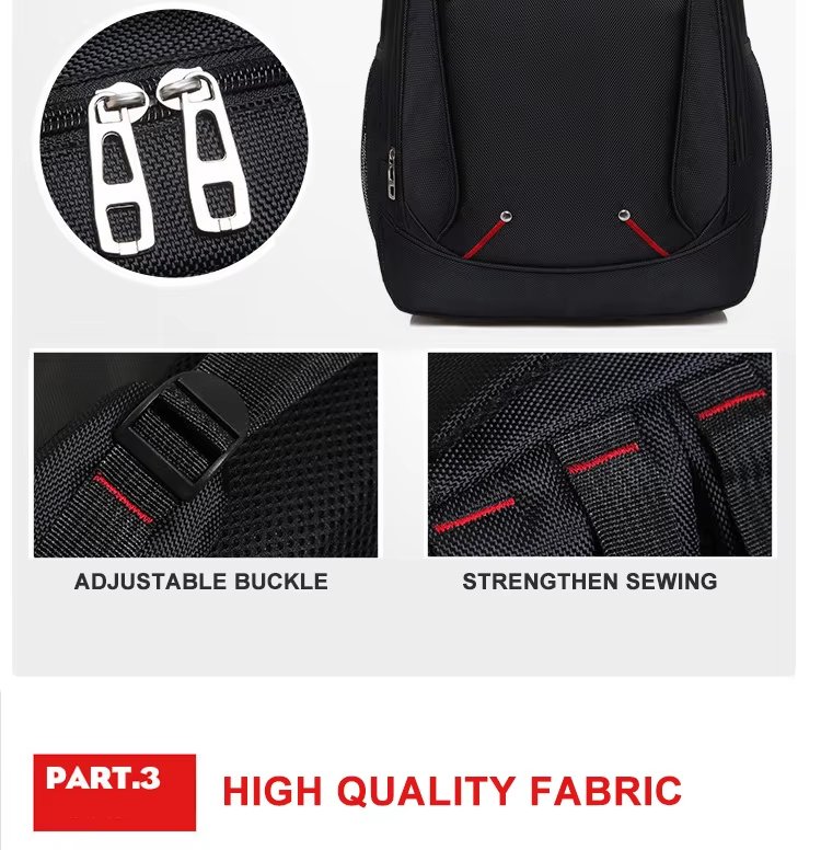 Anti-Theft Water-Resistant Large Capacity Lightweight USB Oxford Laptop Backpack product detail