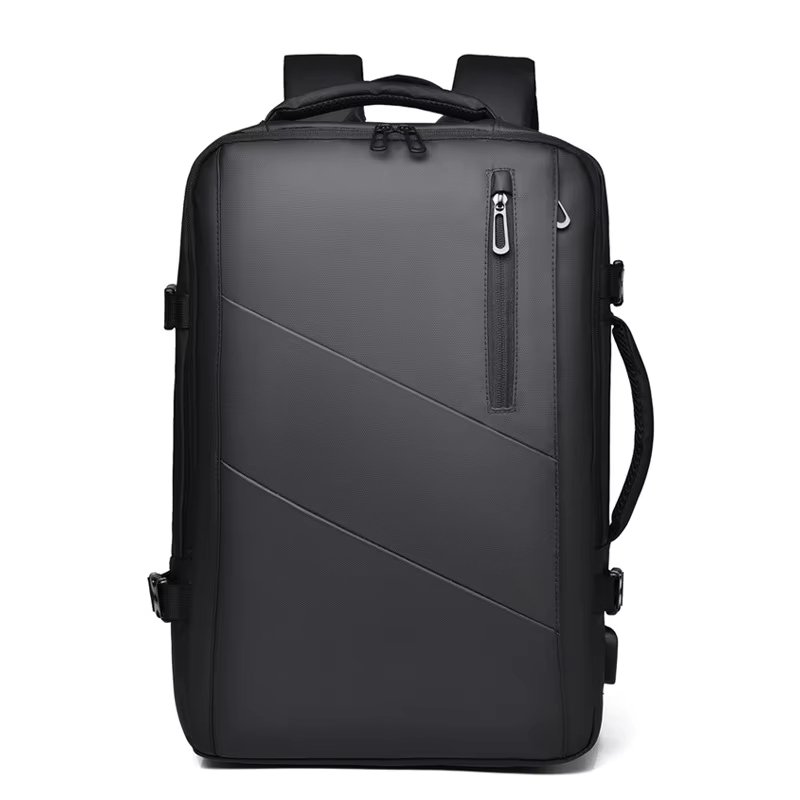 Anti-Theft Water-Resistant USB Business Casual Oxford Laptop Backpack product detail