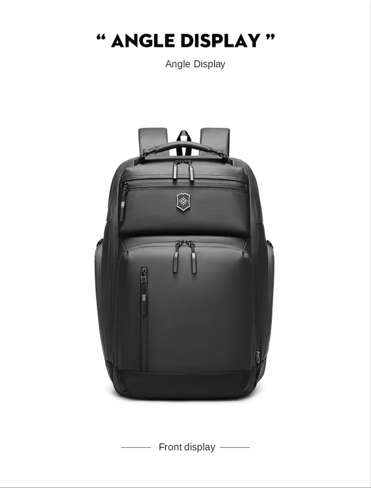 Water-Resistant USB Business Oxford Laptop Backpack product detail