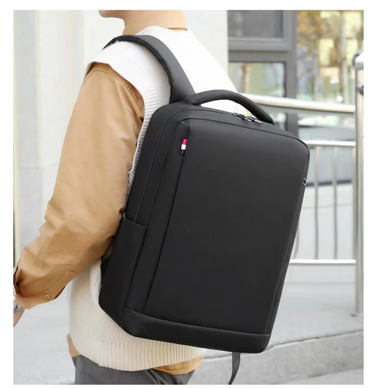 Water-Resistant Large Capacity USB Business Travel Oxford Laptop Backpack product detail