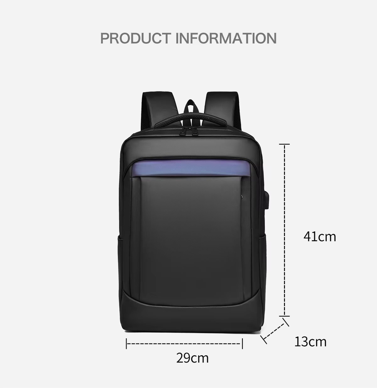 Water-Resistant USB Business Travel Oxford Business Backpack product detail