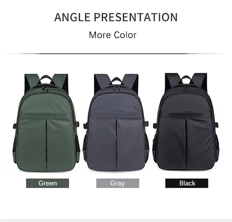Anti-Theft Water-Resistant Outdoor Business Travel Leather Laptop Backpack product detail