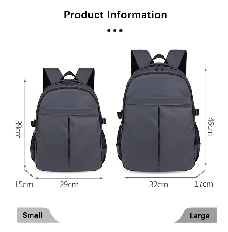 Anti-Theft Water-Resistant Outdoor Business Travel Leather Laptop Backpack product detail
