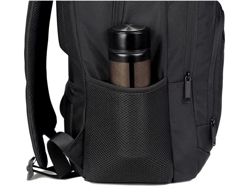 Large Capacity USB Business Travel School Nylon Laptop Backpack product detail