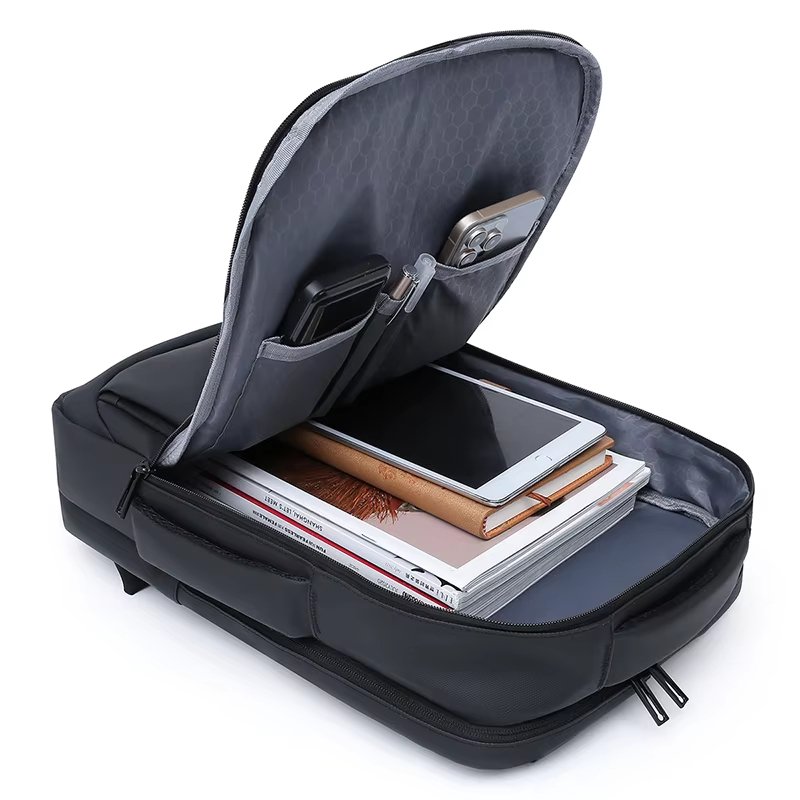 Anti-Theft Water-Resistant USB Slim Business Oxford Laptop Backpack product detail