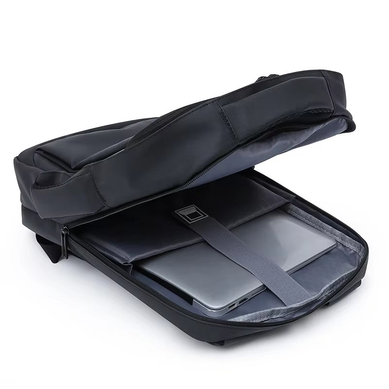Anti-Theft Water-Resistant USB Slim Business Oxford Laptop Backpack product detail