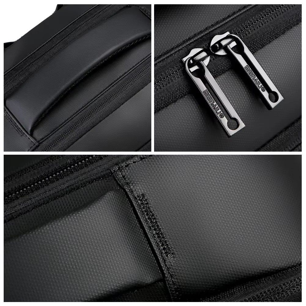 Water-Resistant Large Capacity USB Business Travel Oxford Laptop Backpack product detail