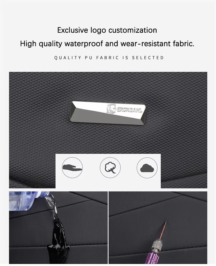 Water-Resistant Large Capacity USB Business Travel Oxford Laptop Backpack product detail