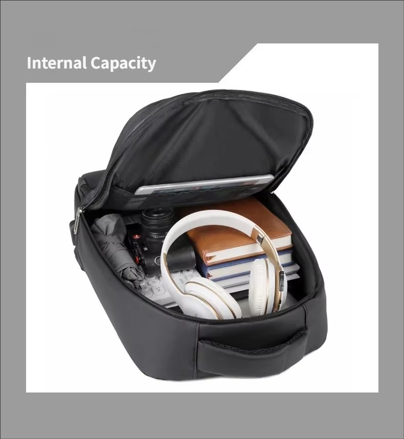 Water-Resistant Large Capacity USB Business Travel Oxford Laptop Backpack product detail