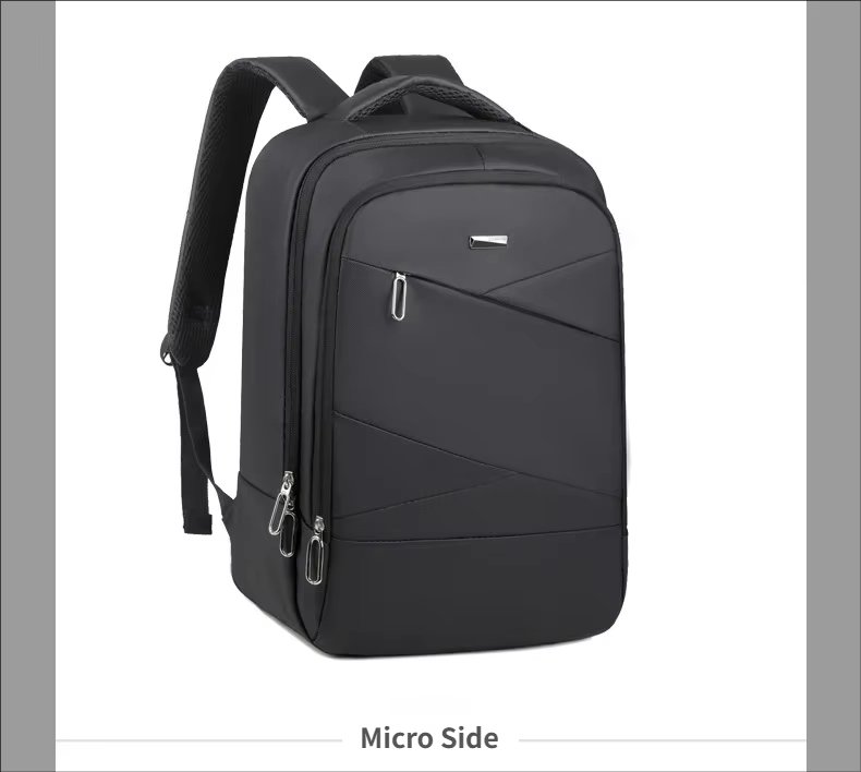 Water-Resistant Large Capacity USB Business Travel Oxford Laptop Backpack product detail