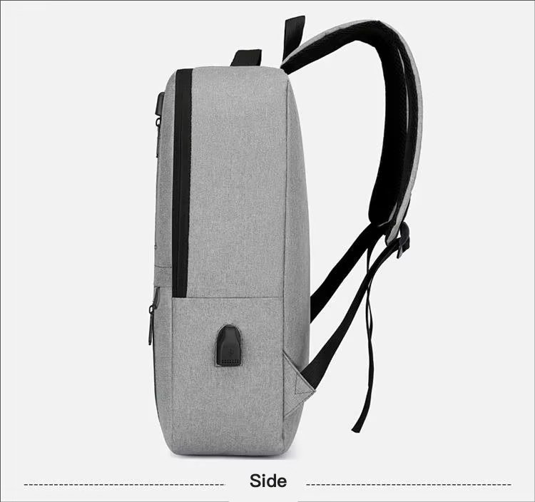 Water-Resistant Large Capacity Lightweight USB Business Oxford Laptop Backpack product detail