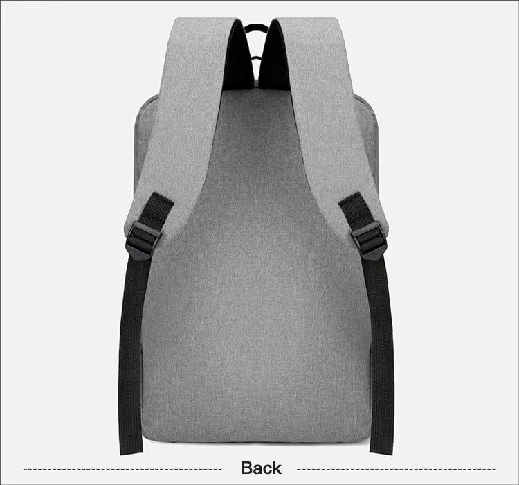 Water-Resistant Large Capacity Lightweight USB Business Oxford Laptop Backpack product detail