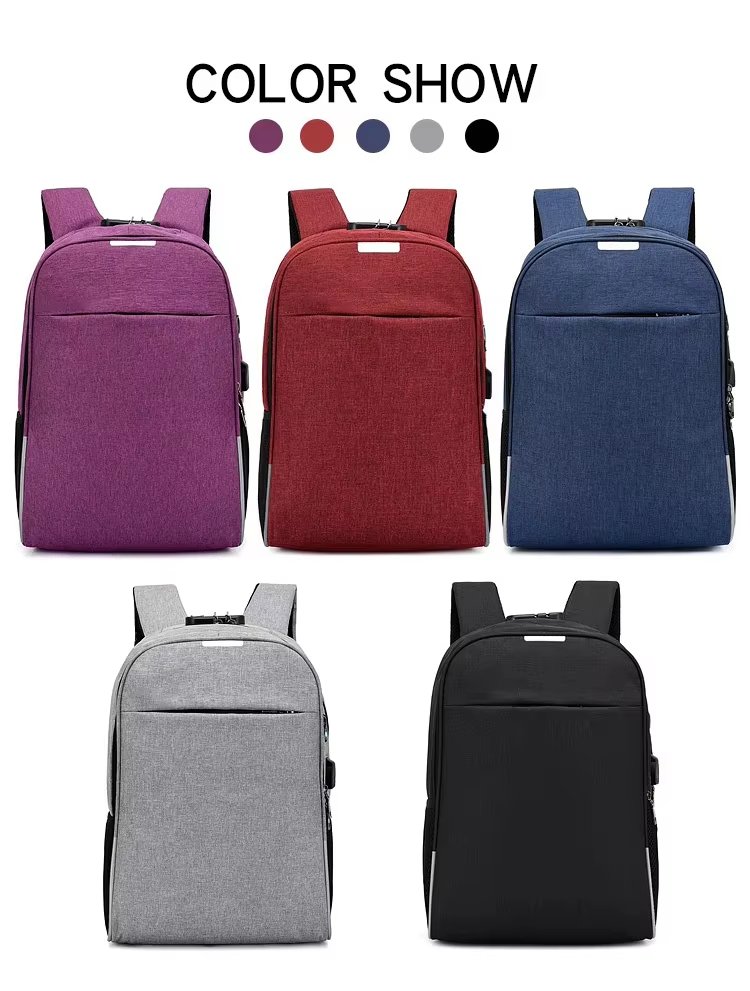 Anti-Theft Water-Resistant Large Capacity Lightweight USB Oxford Laptop Backpack product detail
